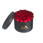 Caixa rosas vermelhas