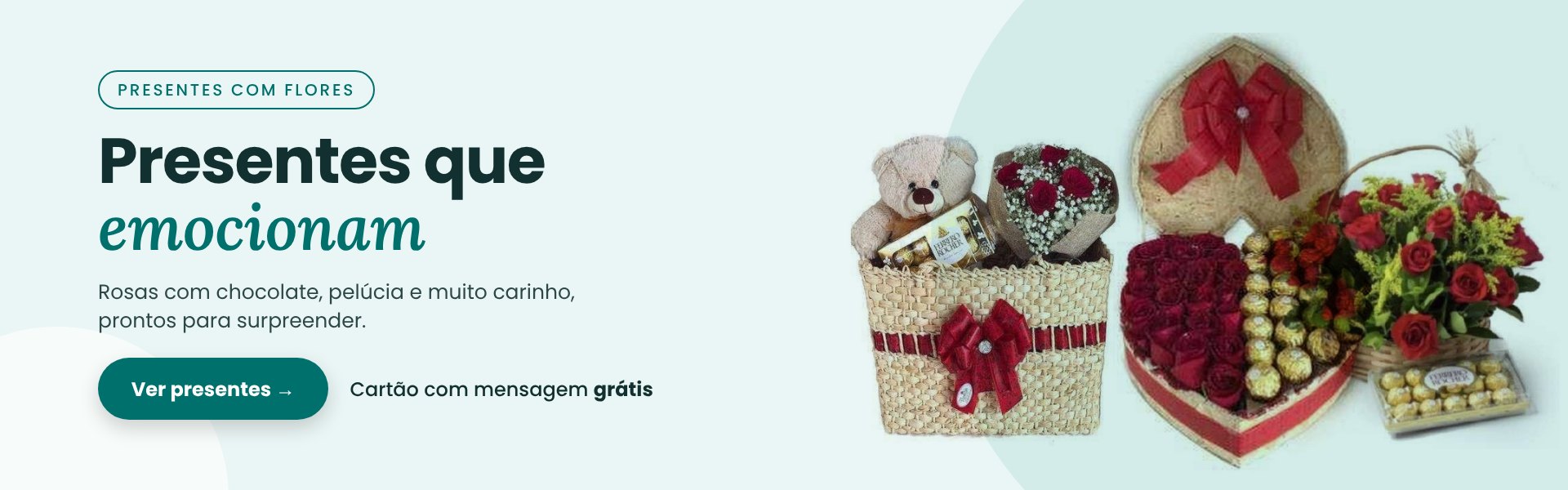 Presentes com flores que emocionam